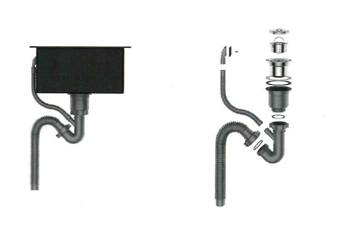 мойка для кухни из нержавеющей стали gerhans k37851b r