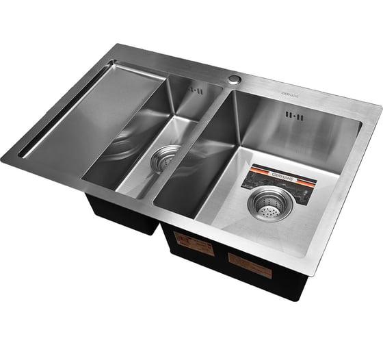 Кухонная мойка из нержавеющей стали Gerhans 780х510 мм 37851-SR