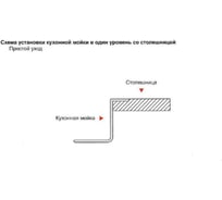 Кухонная мойка из нержавеющей стали Gerhans RK37843-S
