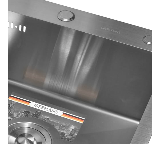 Кухонная мойка из нержавеющей стали GERHANS K 37851-R 11088