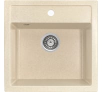 Кухонная мойка GERHANS A 11 20 БЕЖЕВЫЙ /БЕЛАРУСЬ/ 510х505 мм A11-20/311-11-24