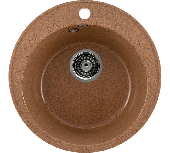 Кухонная мойка GERHANS A 05 23 ТЕРРАКОТ /БЕЛАРУСЬ/ 475х475 мм A05-23/311-11-24 1