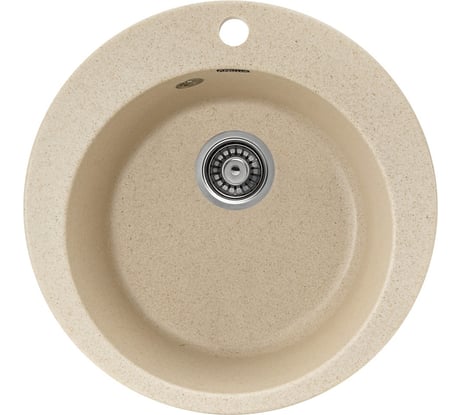 Кухонная мойка GERHANS A 04 20 БЕЖЕВЫЙ /БЕЛАРУСЬ/ 495х495 мм A04-20/311-11-24