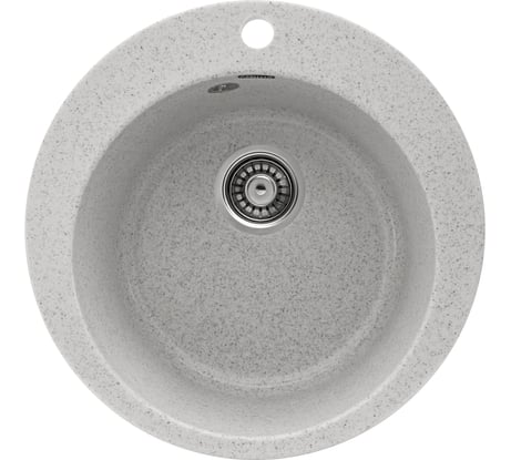 Кухонная мойка GERHANS A 04 19 СЕРЫЙ /БЕЛАРУСЬ/ 495х495 мм A04-19/311-11-24