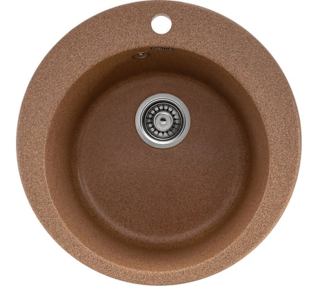 Кухонная мойка GERHANS A 04 23 ТЕРРАКОТ /БЕЛАРУСЬ/ 495х495 мм A04-23/311-11-24