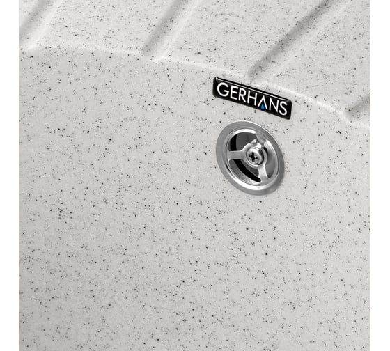 Кухонная мойка GERHANS A 03 19 СЕРЫЙ /БЕЛАРУСЬ/ 570х440 мм A03-19/311-11-24