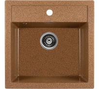 Кухонная мойка GERHANS A 11 23 ТЕРРАКОТ /БЕЛАРУСЬ/ 510х505 мм A11-23/311-11-24