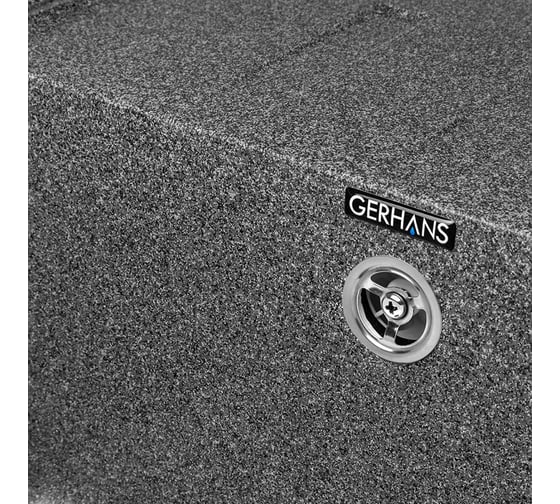 Кухонная мойка GERHANS B 15 24 ГРАФИТ /БЕЛАРУСЬ/ 620х435 B15-24/311-11-24