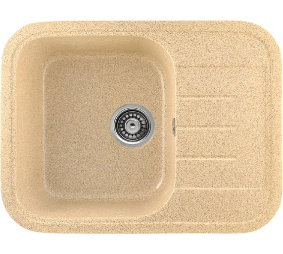Кухонная мойка GERHANS B 20 21 ПЕСОК /БЕЛАРУСЬ/ 600х455 мм B20-21/311-11-24 1