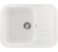 Кухонная мойка GERHANS B 20 18 БЕЛЫЙ /БЕЛАРУСЬ/ 600х455 B20-18/311-11-24