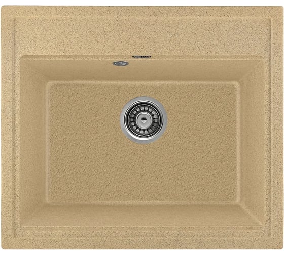Кухонная мойка GERHANS A 12 21 ПЕСОК /БЕЛАРУСЬ/ 595х515 мм A12-21/311-11-24 1
