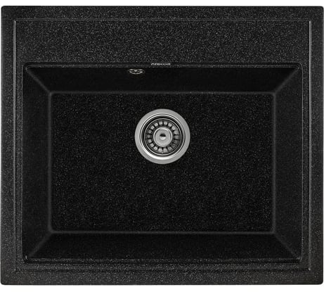 Кухонная мойка GERHANS A 12 22 ЧЕРНЫЙ /БЕЛАРУСЬ/ 595х515 мм A12-22/311-11-24