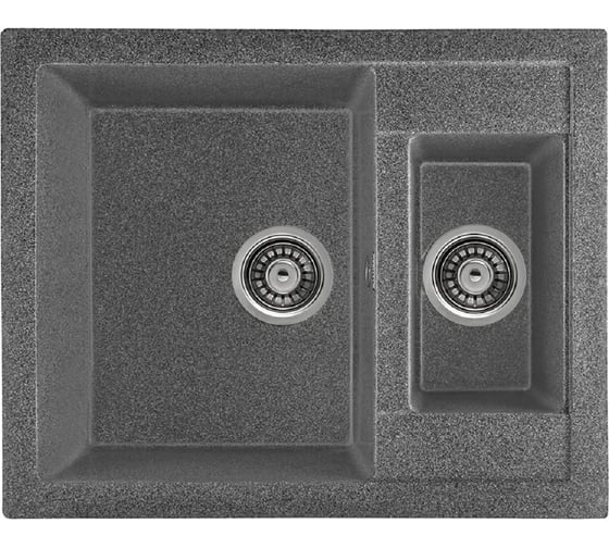Кухонная мойка GERHANS C 01 24 ГРАФИТ /БЕЛАРУСЬ/ 605х490 мм C01-24/341-11-24 1