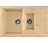 Кухонная мойка GERHANS C 10 21 ПЕСОК /БЕЛАРУСЬ/ 765х490 мм C10-21/341-11-24