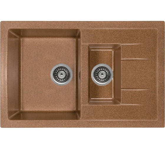 Кухонная мойка Gerhans C 10 23 ТЕРРАКОТ /БЕЛАРУСЬ/ 765х490 мм С10-23 1