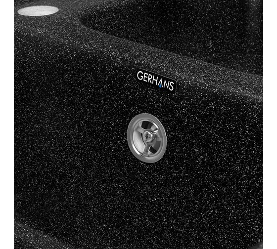 Кухонная мойка Gerhans E 10 22 ЧЕРНЫЙ /БЕЛАРУСЬ/ 940х490 мм Е10-22