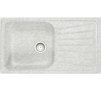 Кухонная мойка Formastone Fosto прямоугольная, с крылом, цвет олово КМ 81-46
