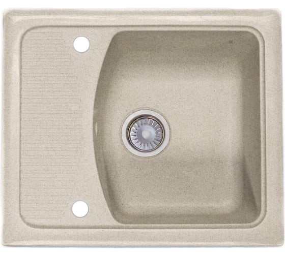 Кухонная мойка Formastone Fosto прямоугольная, с крылом, цвет антика КМ 58-50
