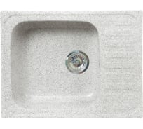 Кухонная мойка Formastone Fosto прямоугольная, с крылом, цвет олово КМ 64-49