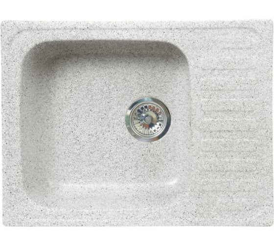 Кухонная мойка Formastone Fosto прямоугольная, с крылом, цвет олово КМ 64-49 1