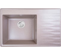Кухонная мойка Formastone FostoGran Веста прямоугольная, с крылом, цвет дюна Веста
