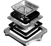 Переходник для измельчителя ALVEUS квадратный для моек QUADRIX, PLANUM 241221