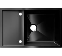Мойка ULGRAN STEEL 780x500, цвет «вороненая сталь» US 780-003