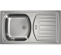 Мойка ALVEUS BASIC 150 NAT-60 NEW 780x435 в комплекте с сифоном 1136530