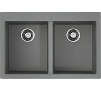 Мойка Omoikiri Bosen 80-2-GR Tetogranit, leningrad grey 4993569
