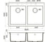 Мойка Omoikiri Bosen 80-2-BL Tetogranit, черный 4993836 2