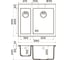 Мойка Omoikiri Bosen 59-2-GR Tetogranit, leningrad grey 4993558 2