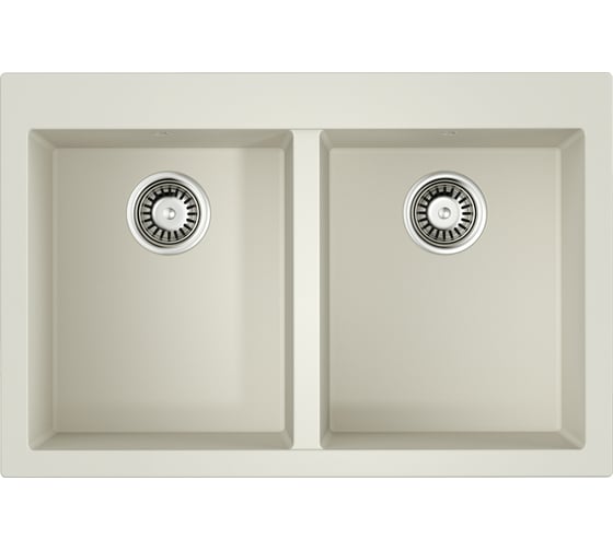 Мойка Omoikiri Bosen 80-2-WH Tetogranit, белый 4993839