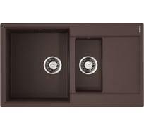 Мойка Omoikiri Daisen 86-2-DC Artgranit, темный шоколад 4993476