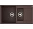 Мойка Omoikiri Daisen 86-2-DC Artgranit, темный шоколад 4993476 1