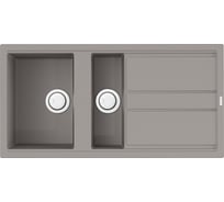 Мойка Omoikiri Kitagawa 100-2-GR Artceramic, leningrad grey 4993804