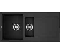 Мойка Omoikiri Sakaime 100-2-BL Tetogranit, черный 4993892