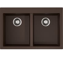 Мойка Omoikiri Bosen 80-2-DC Tetogranit, темный шоколад 4993840