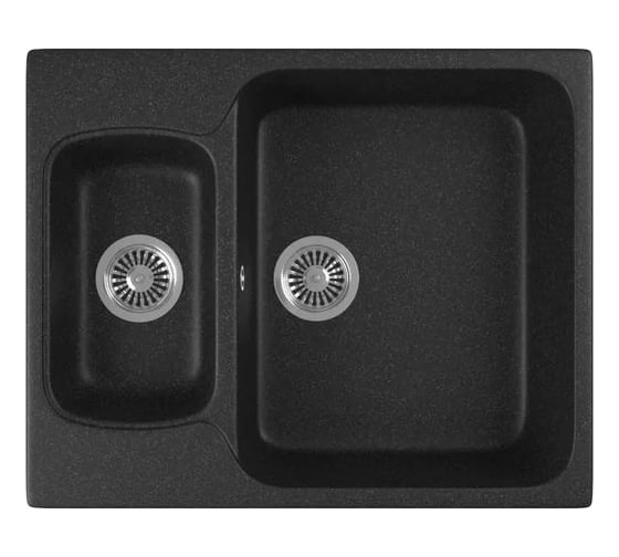 Кухонная мойка GreenStone GRS-09 цвет: черный GRS-09-308 1