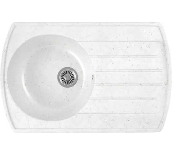 Кухонная мойка GreenStone GRS-23 цвет: белый GRS-23-331 1