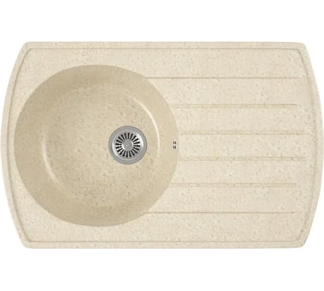 Кухонная мойка GreenStone GRS-23 цвет: бежевый GRS-23-328