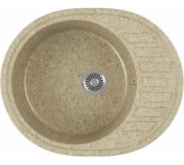 Кухонная мойка GreenStone GRS-62 цвет: песочный GRS-62-302