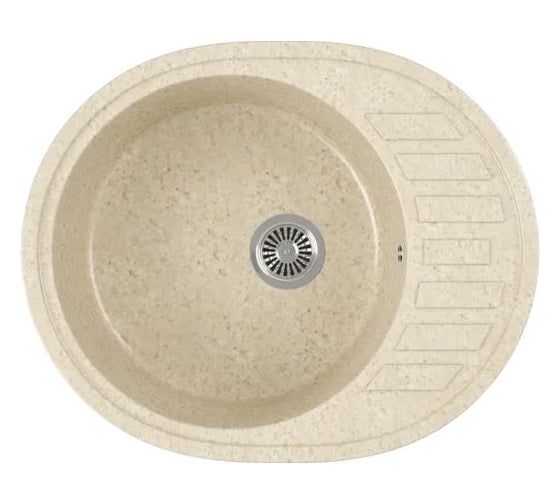 Кухонная мойка GreenStone GRS-62 цвет: бежевый GRS-62-328 1
