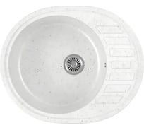 Кухонная мойка GreenStone GRS-62 цвет: белый GRS-62-331