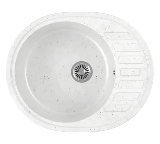 Кухонная мойка GreenStone GRS-62 цвет: белый GRS-62-331 1
