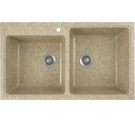 Кухонная мойка GreenStone GRS-85k цвет: песочный GRS-85k-302