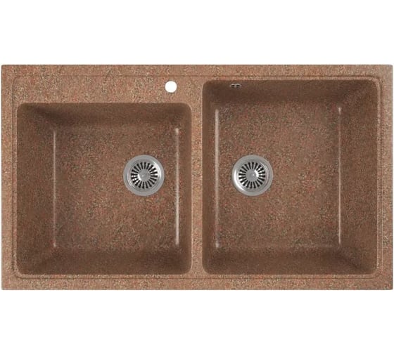 Кухонная мойка GreenStone GRS-85k цвет: терракотовый GRS-85k-307 1