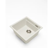 Кварцевая кухонная мойка Grandex AQUA COMFORT 46U ARCTIC 500101