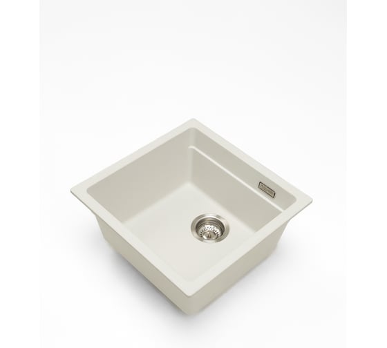 Кварцевая кухонная мойка Grandex AQUA COMFORT 46U ARCTIC 500101 1