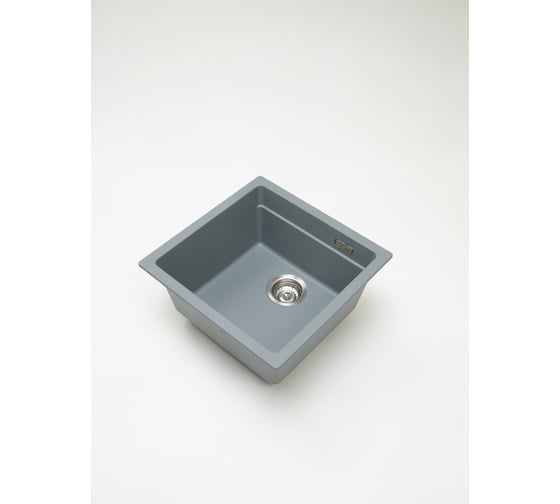 Кварцевая кухонная мойка Grandex AQUA COMFORT 46U CONCRETE 500102