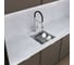 Кварцевая кухонная мойка Grandex AQUA COMFORT 46U CONCRETE 500102 15